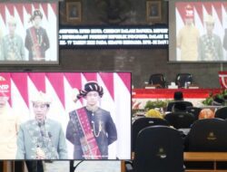 Menyimak Pidato Kenegaraan Presiden, DPRD Ajak Warga Bangkit dari Pandemi