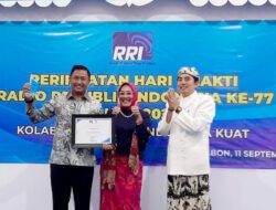 RRI Cirebon Bagikan Penghargaan pada Hari Bhakti Radio ke-77