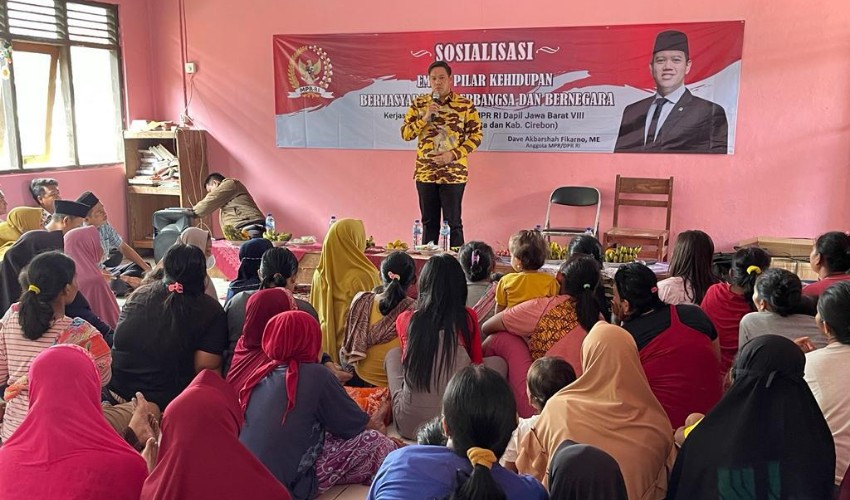 Sosialisasi Empat Pilar, Dave Laksono Serukan Persatuan dan Kebangkitan Ekonomi