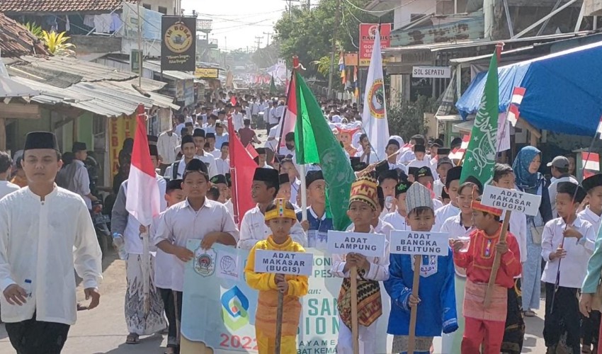 Ribuan Santri Buntet Rayakan HSN 2022
