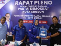 Rapat Pleno Demokrat Kota Cirebon Usulkan 11 Kandidat Ketua DPAC