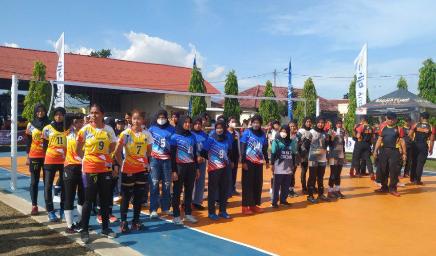 Batalyon C Pelopor Satbrimob Polda Jabar Gelar Turnamen Voli
