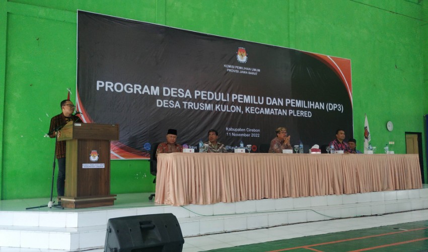 KPU Kabupaten Cirebon Laksanakan Program DP3 di Trusmi Kulon
