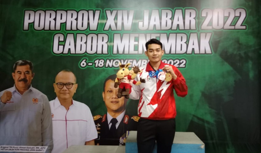 Petembak Cirebon M Wafi Raih Emas dan Perunggu Porprov Jabar 2022