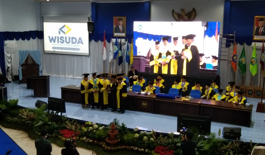 Sebanyak 731 Mahasiswa Unma Diwisuda