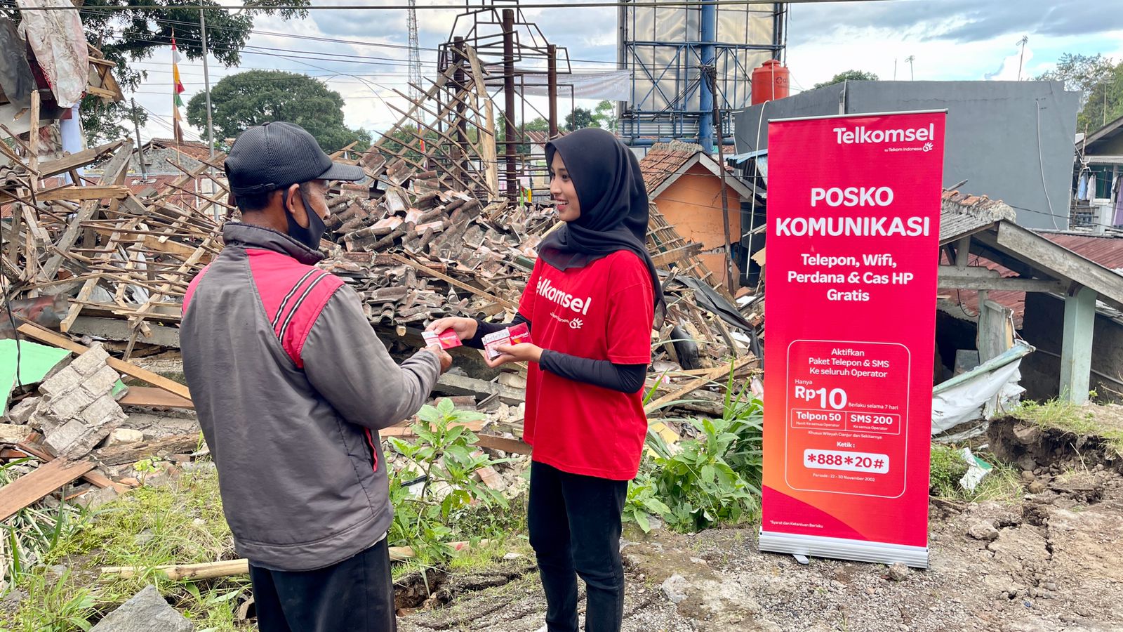 Telkomsel Percepat Pemulihan Jaringan dan Layanan di Cianjur