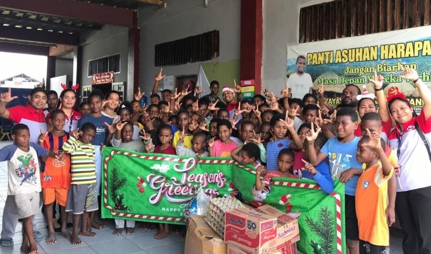 JNE Berbagi Kasih dan Kebahagiaan untuk Indonesia