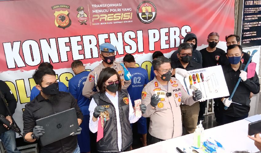 Polres Cirebon Kota Tangkap Sindikat Pencurian Rumah Kosong