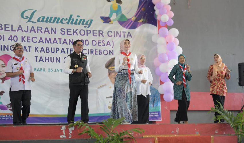 Ridwan Kamil Luncurkan Sekoper Cinta di Kabupaten Cirebon
