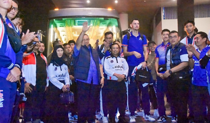 SBY bersama Tim Voli Lavani Kunjungi Cirebon