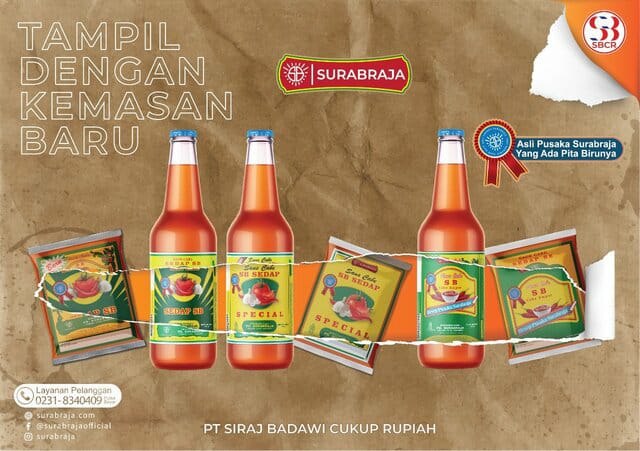 Hadirkan Inovasi, Surabraja Ubah Kemasan Tiga Produknya