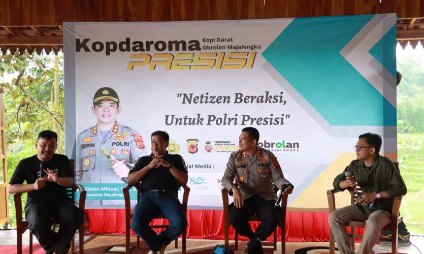Kopdaroma, Sinergitas Polres Majalengka dengan Netizen