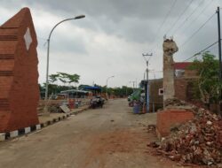 Masih Masa Pemeliharaan, Gapura Program Kotaku di Panjunan Sudah Ambruk
