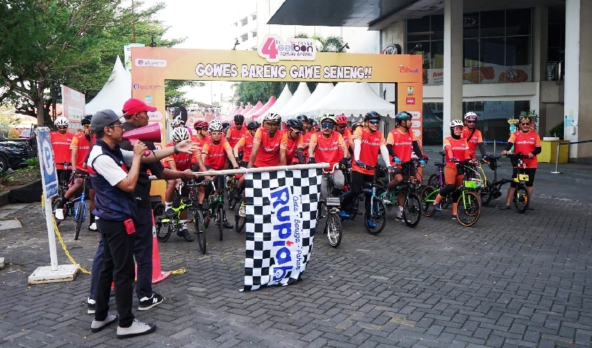 Sebanyak 55 Pesepeda Ikuti Balap Sepeda Seli Fondo di Cirebon