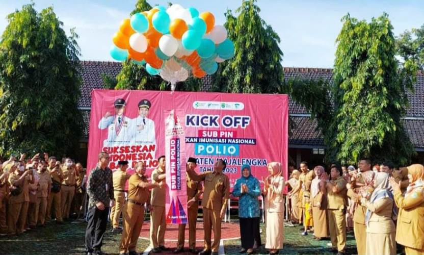 Pekan Imunisasi Polio di Majalengka Sasar 85.298 Anak