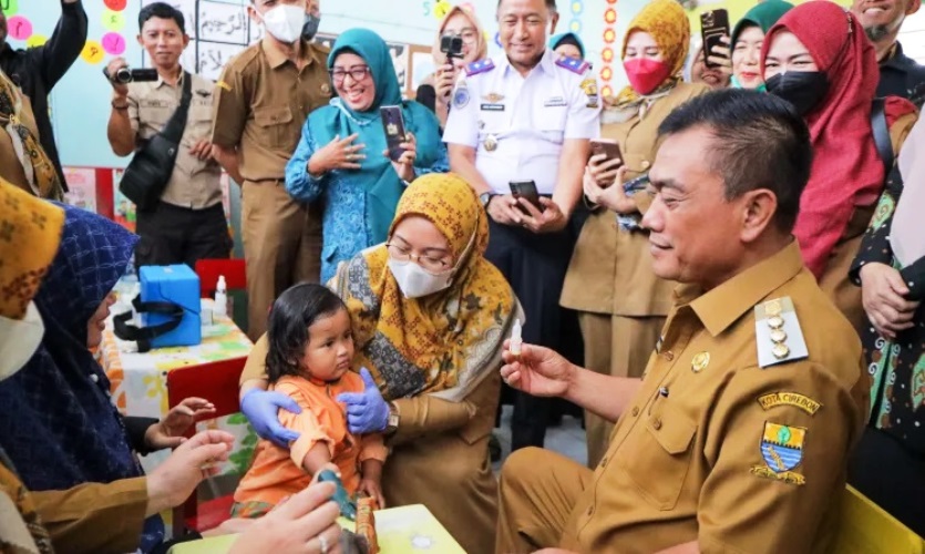 Wali Kota Cirebon Canangkan Program Imunisasi Polio