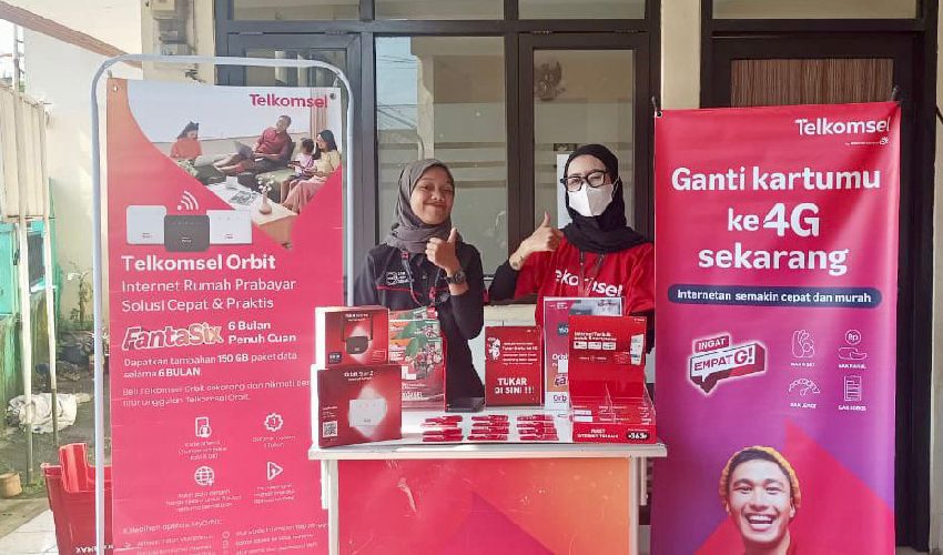 Telkomsel Wilayah Jabar Ajak Pelanggan Upgrade ke Layanan 4G LTE