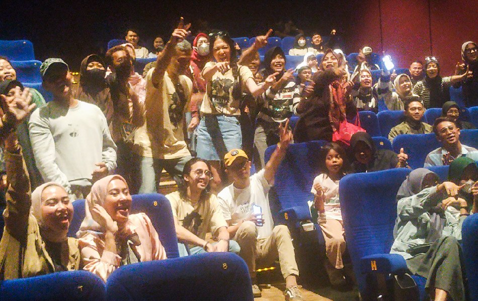 Pemain Film Mantra Surugana Kunjungi Cinema XXI Ramayana Cirebon