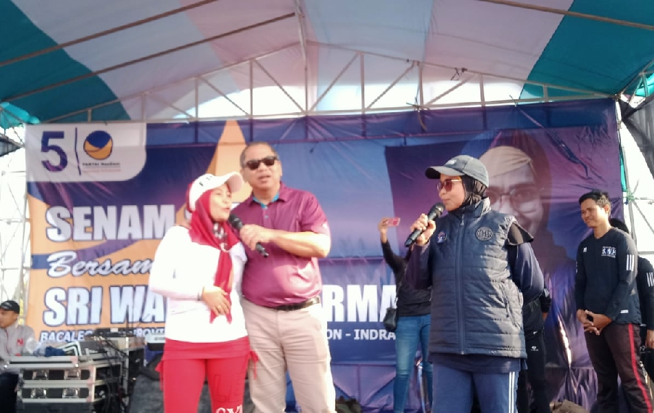 Ratusan Peserta Antusias Ikuti Senam Sehat bersama SWH