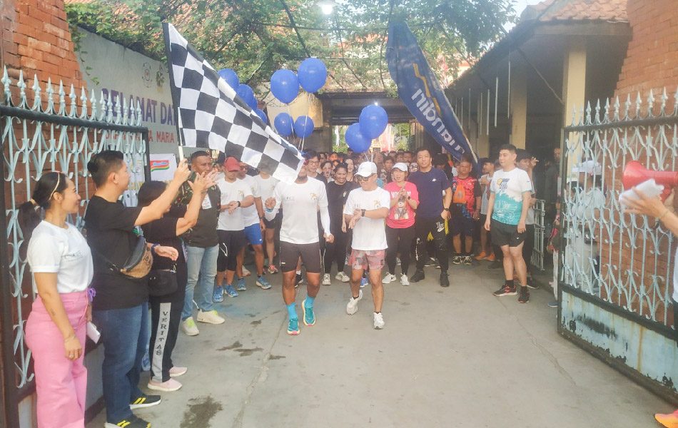 Ratusan Peserta Ikuti Fun Run SD Santa Maria Cirebon