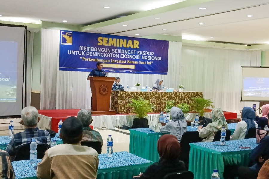 BP Batam bersama DPR RI Gelar Seminar Membangun Semangat Ekspor