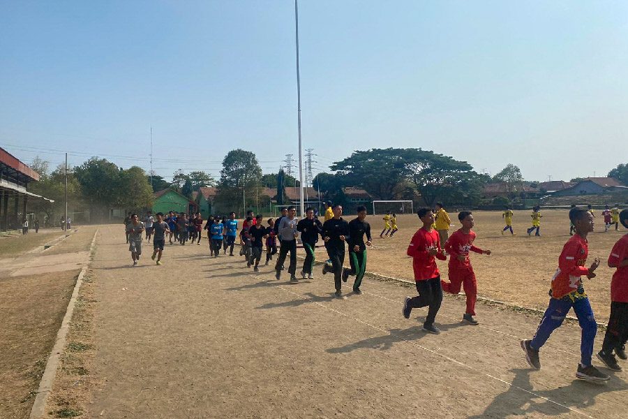 Pengcab Taekwondo Kabupaten Cirebon Adakan Seleksi Fisik
