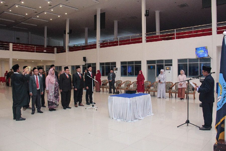 Rektor Lantik Kabinet Baru UGJ