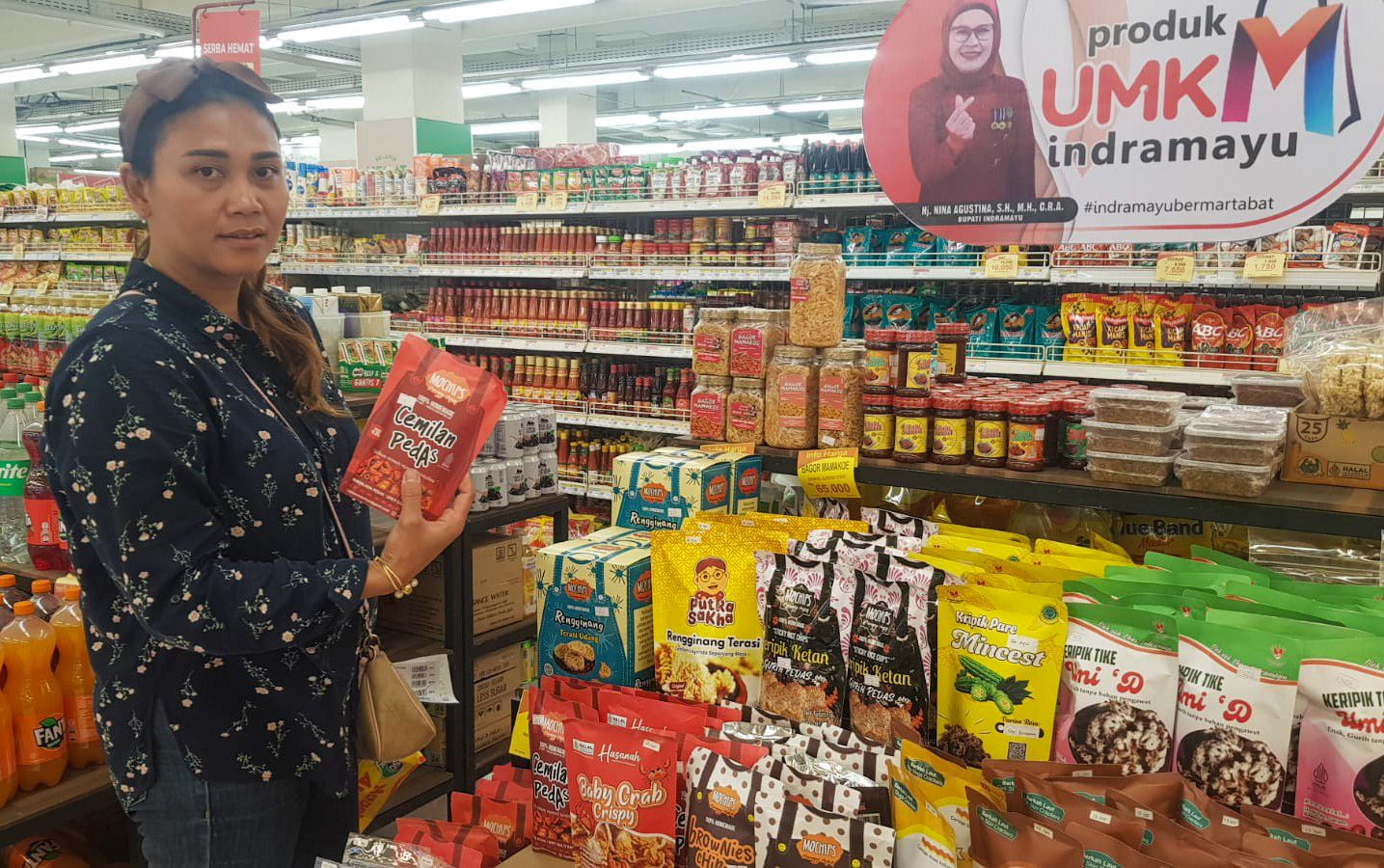 Produk UMKM Indramayu Mejeng di Toserba