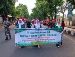 Seribu Lebih Santri Cirebon Ikuti Kirab Hari Santri Nasional
