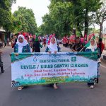 Seribu Lebih Santri Cirebon Ikuti Kirab Hari Santri Nasional
