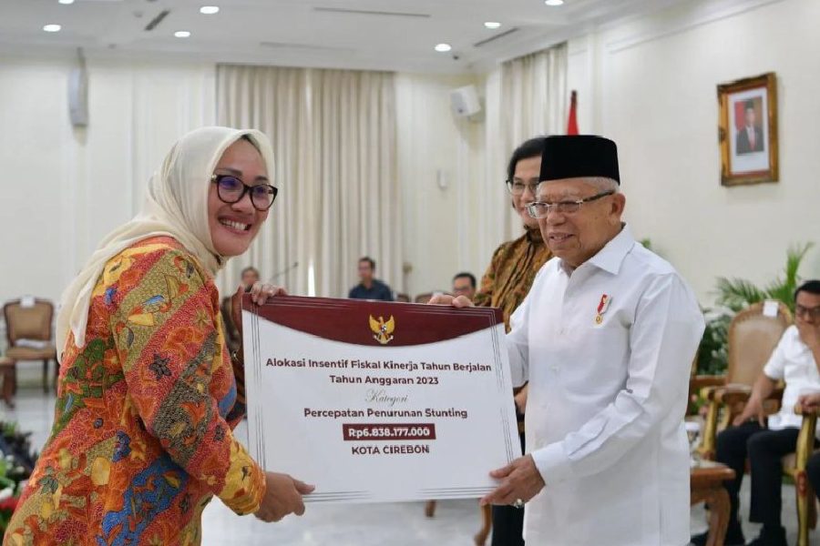 Kota Cirebon Dapat Insentif Fiskal Kategori Kinerja Penurunan Stunting