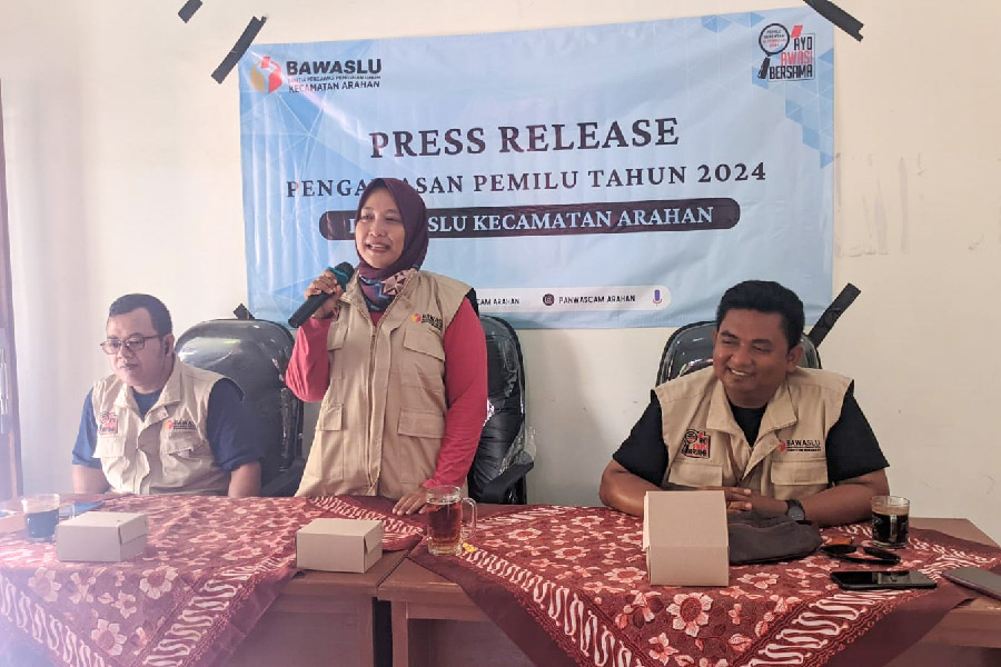 Panwascam Arahan Siap Koordinasi Lintas Sektor terkait Pengawasan Logistik Pemilu
