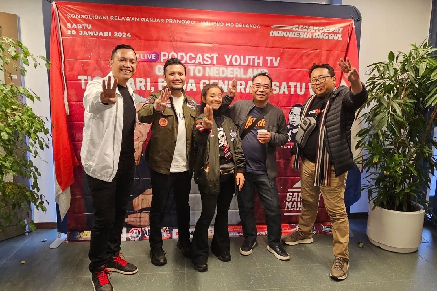 Diaspora Indonesia di Belanda Kawal Suara Ganjar-Mahfud MD