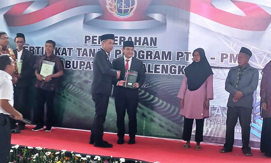 BPN Majalengka Tuntaskan 60 Ribu Sertifikat PTSL