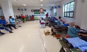 Cirebon Power Sumbang Ratusan Kantong Darah untuk PMI