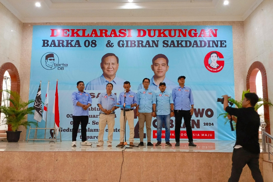 Deklarasi dukungan untuk Prabowo-Gibran