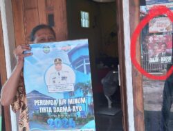 Manager PDAM di Indramayu Diduga Bagikan Stiker Capres-Cawapres
