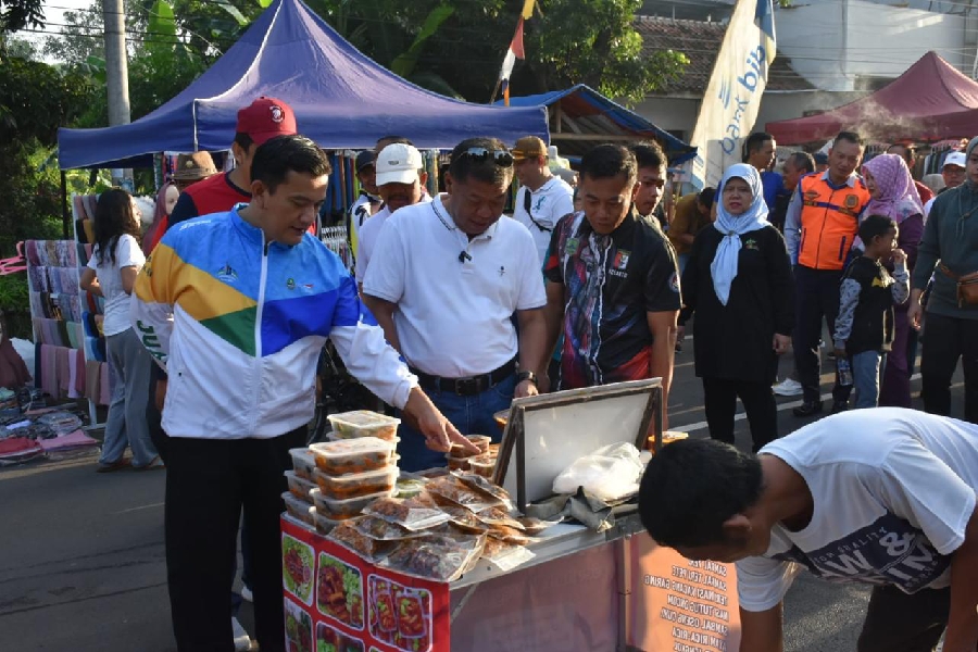 Pj Bupati Majalengka Buka Car Free Day Minggu Ceria