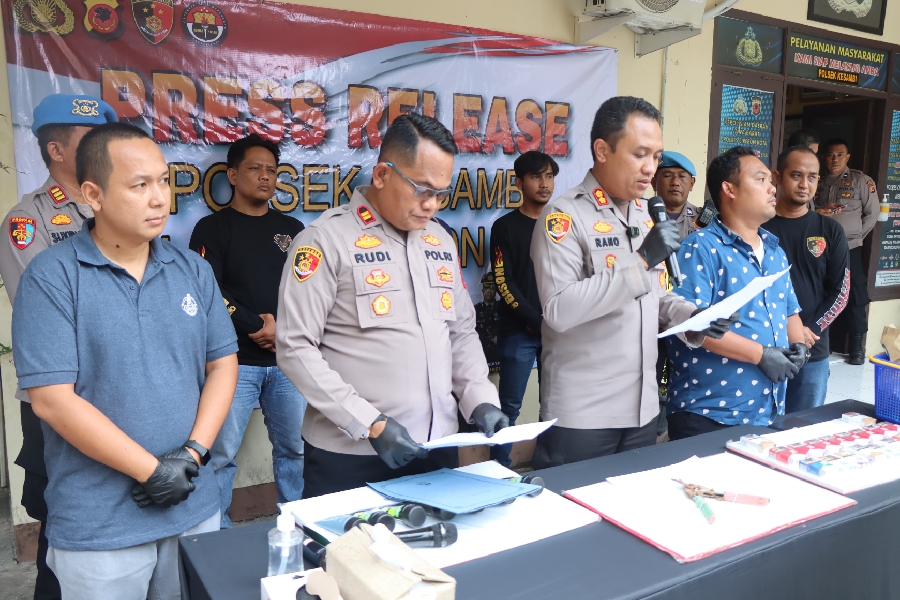 Polsek Kesambi Tangkap Pelaku Pencurian Minimarket