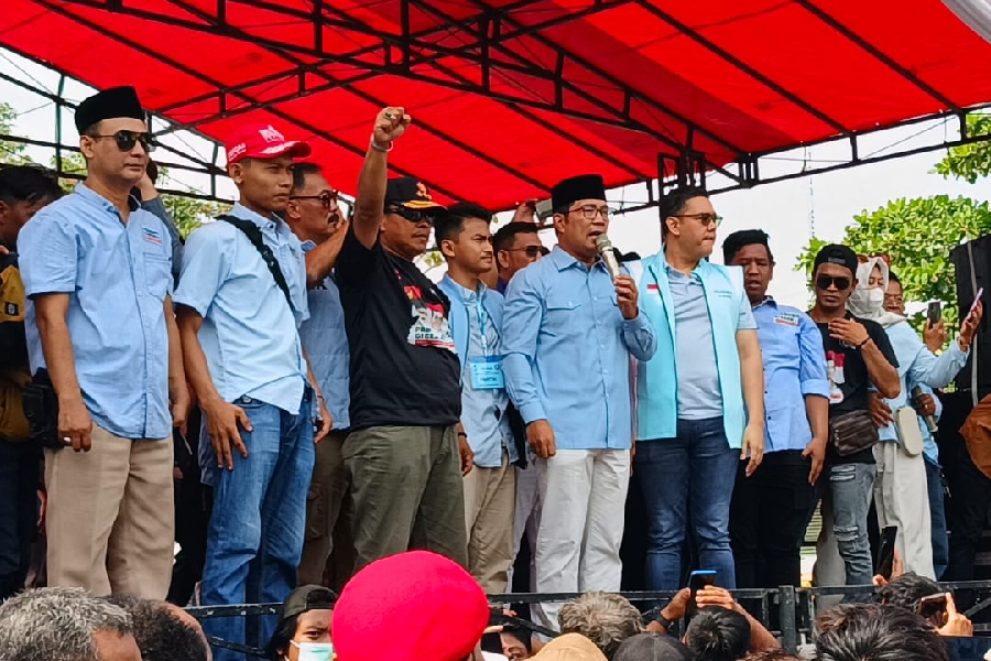 Ridwan Kamil Kerahkan Ribuan Relawan Ciayumajakuning untuk Menangkan Prabowo-Gibran
