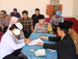Tahanan Narkoba Menikah di Polres Cirebon Kota