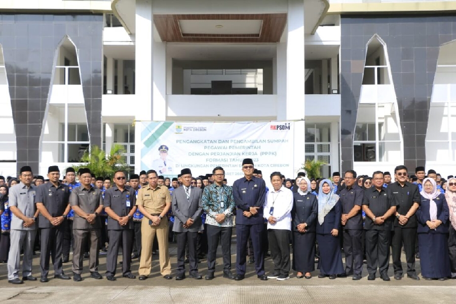 Pj Wali Kota Lantik 691 PPPK Formasi 2023