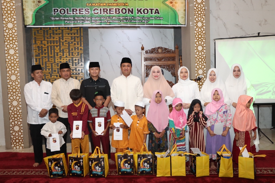 Polres Cirebon Kota Gelar Nuzulul Quran di Masjid Adz Dzikra