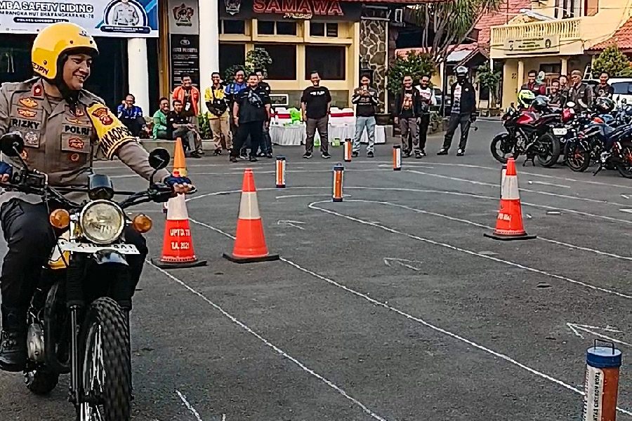 Satlantas Polres Cirebon Kota Adakan Lomba Safety Riding