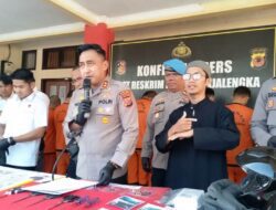 Satreskrim Polres Majalengka Ungkap Enam Kasus Kejahatan