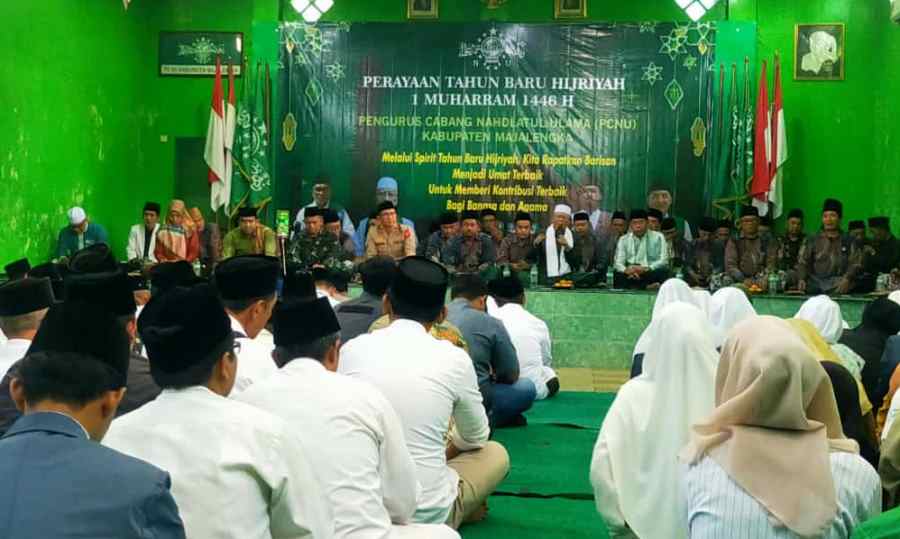 ahun Baru Islam, Ketua PCNU Majalengka Ajak Kader NU Rapatkan Barisan