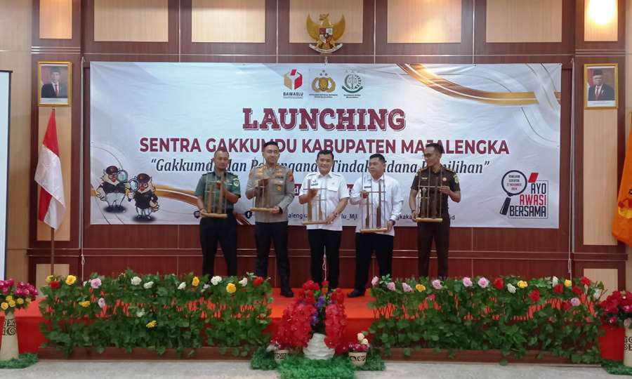 Antisipasi Kerawanan Pilkada 2024 Bawaslu Majalengka Launching Sentra Gakkumdu