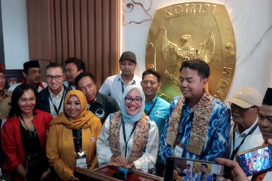 Pilwalkot Cirebon 2024, Pasangan Eti Herawati-Suhendrik Daftar ke KPU