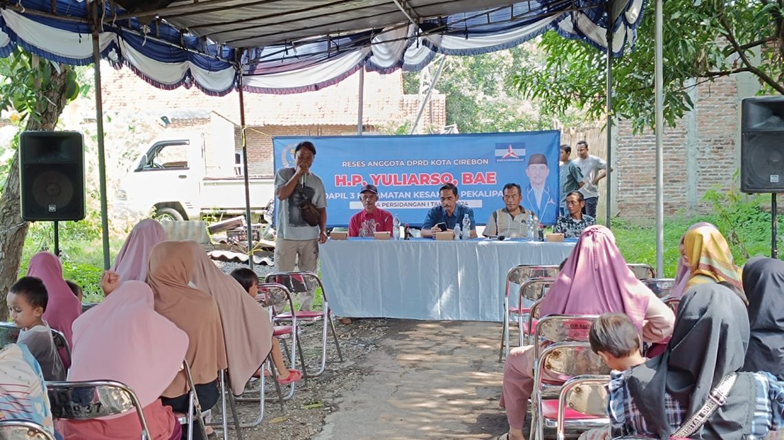 Reses, Yuliarso Serap Aspirasi Warga Karyabakti