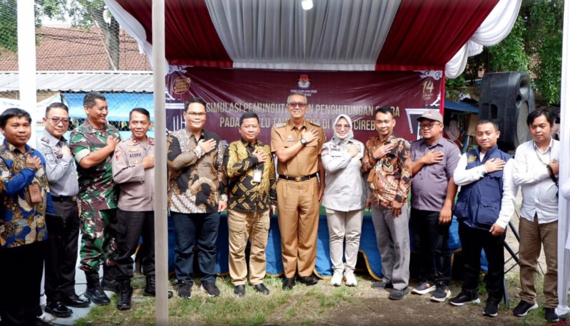 Wakil Ketua DPRD Fitria Hadiri Simulasi Pencoblosan
